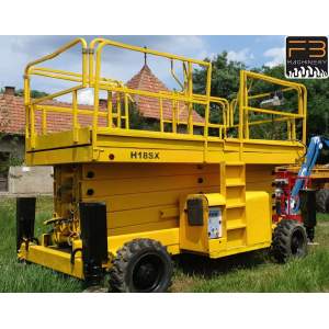 Haulotte H 18 SX - nacela foarfeca diesel second hand -