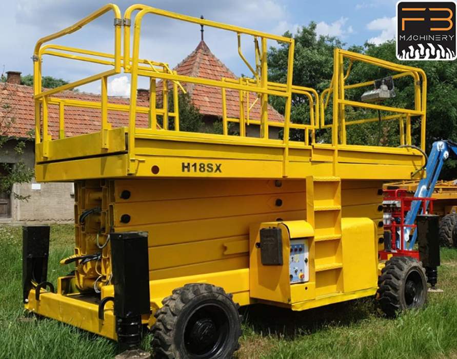 Haulotte H 18 SX - nacela foarfeca diesel second hand -